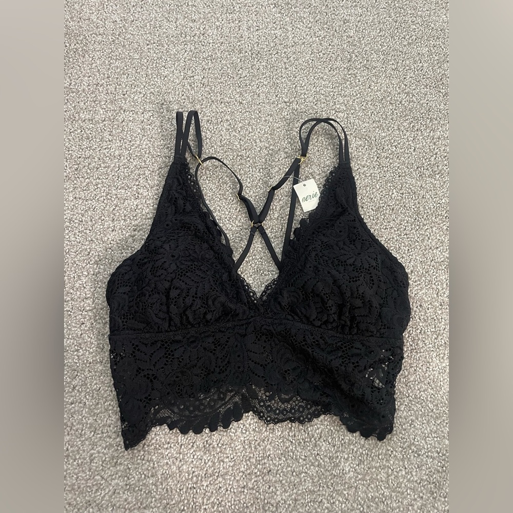 Black Bralette // AERIE size s